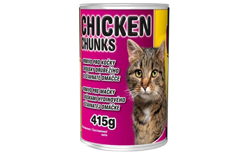 Konzerva CHICKEN CHUNKS 415g