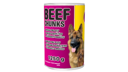 Konzerva BEEF CHUNKS 1250g