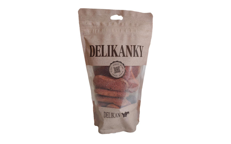 DELIKANKY Suchary červená řepa 8 ks DELIKANKY Suchary červená řepa 8 ks