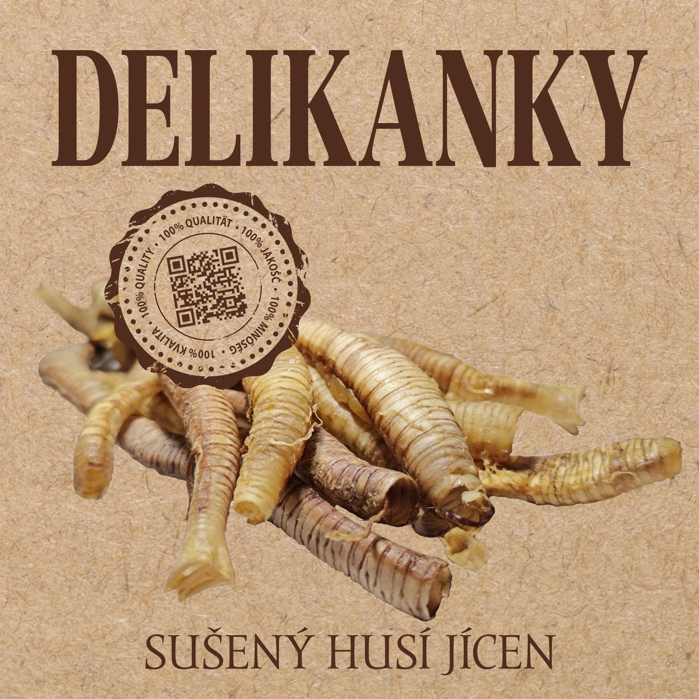 DELIKANKY Husí jícen 150g DELIKANKY Husí jícen 150g
